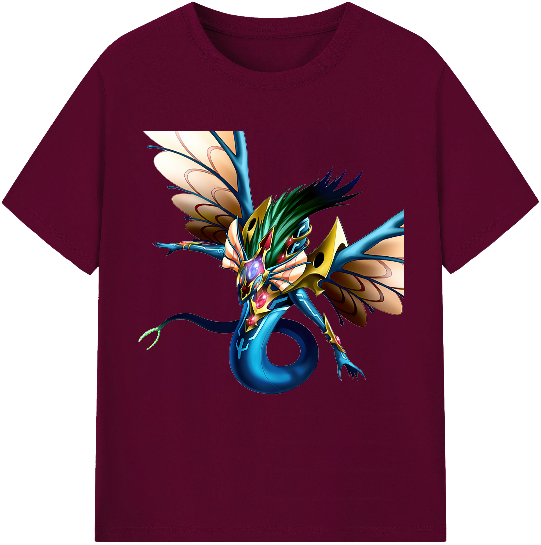 （画像用） 遊☆戯☆王 Yu-Gi-Oh! レディースカジュアルプリントTシャツ（綿100％）